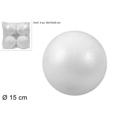 PALLE POLISTIROLO 15 CM.